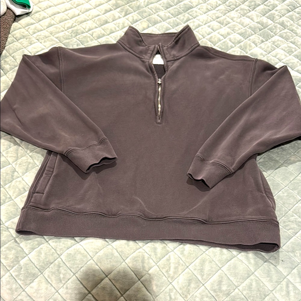 Women's Abercrombie & Fitch oversized quarter zip
